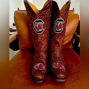 GAMEDAY MEN'S WESTERN BOOT -UNIVERSITY OF SOUTH CAROLINA GAMECOCKS Size 11